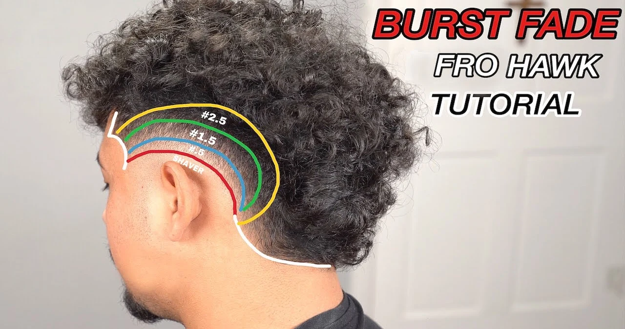Curly Burst Fade