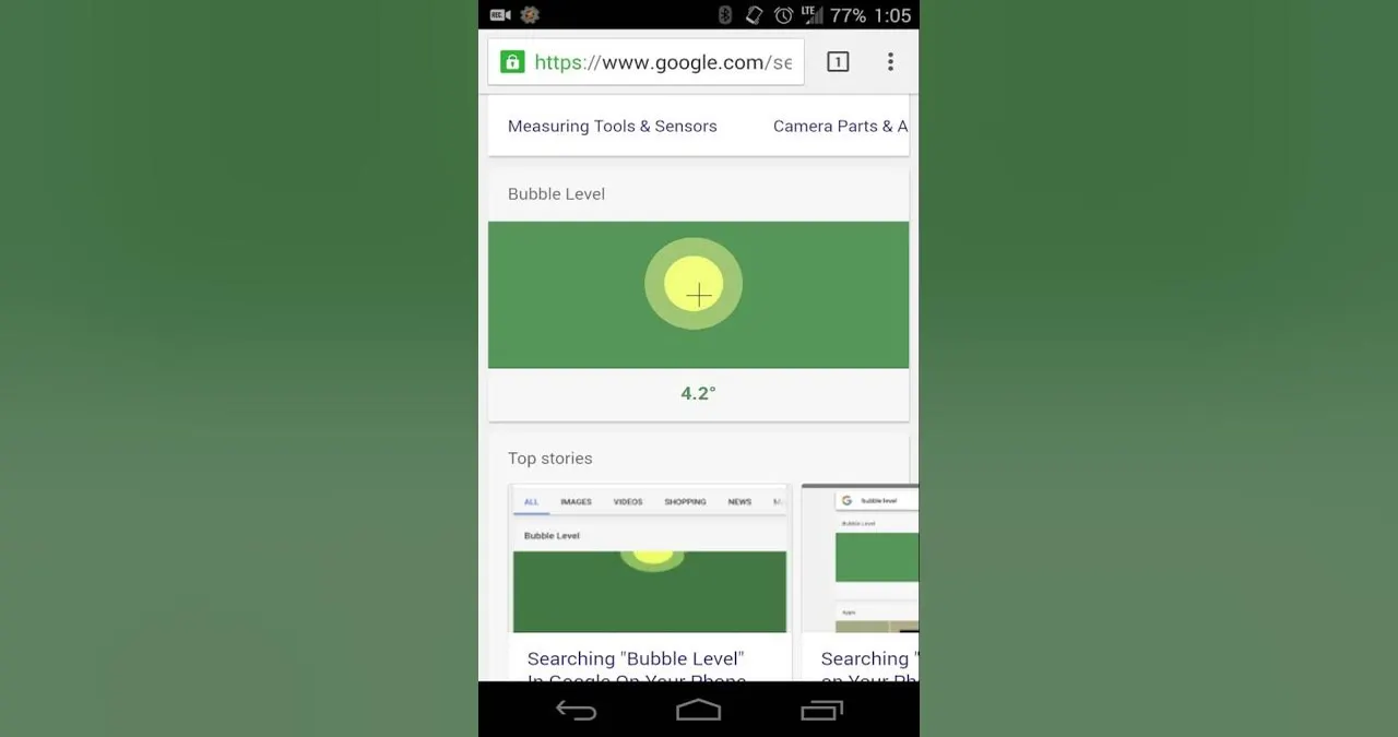 Google Bubble Level