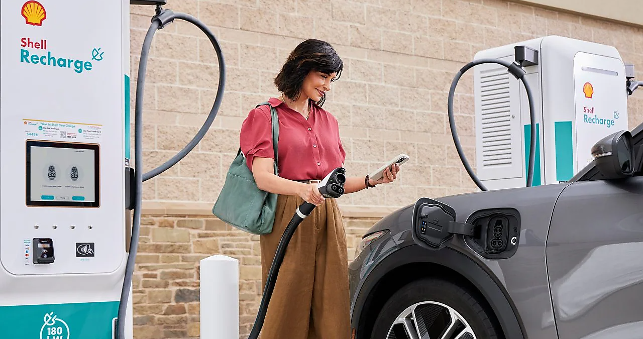 Shell Recharge Charging Station