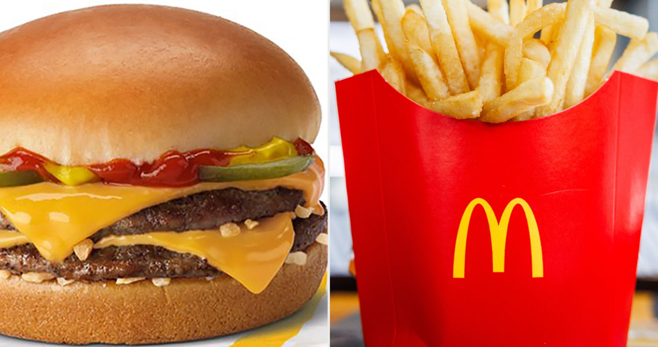 50 Cent Double Cheeseburgers